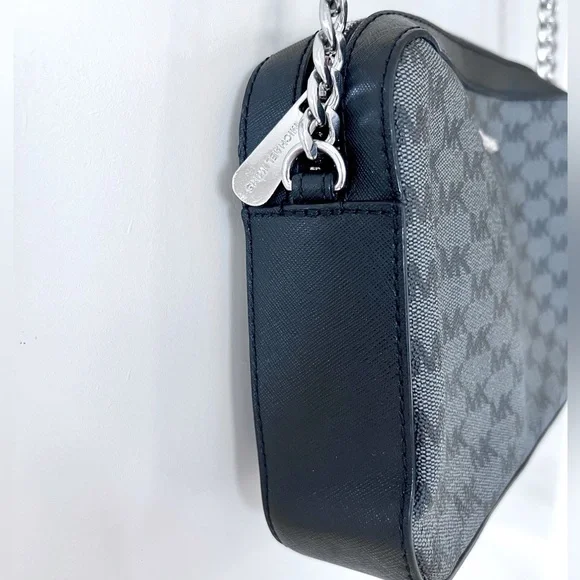 Michael Kors Black/Grey Large Crossbody Bag - Picture 5 of 10